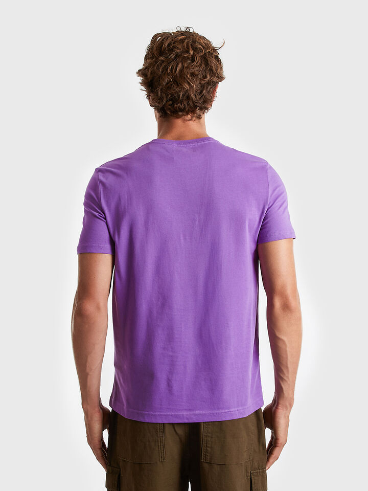 Emblem Regular Fit Tee, Dewberry Purple, hi-res image number 2