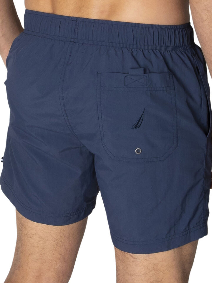 Nautica Essentials Collection 6" Swim Shorts, Dark Navy, hi-res image number 3