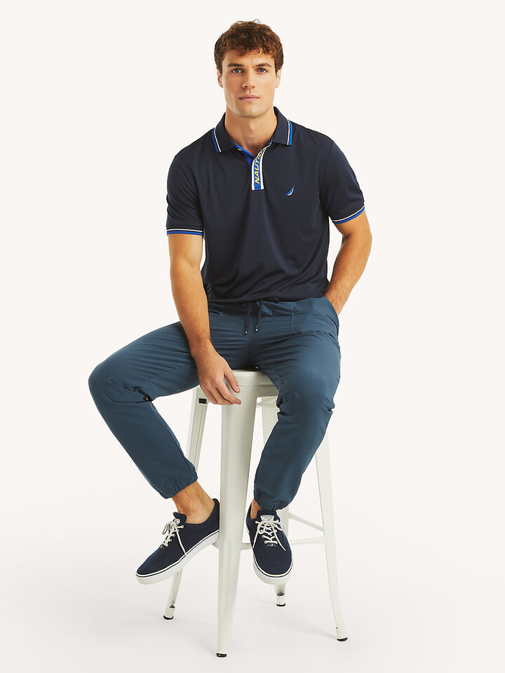 Classic Fit Performance Polo, Navy, hi-res image number 3