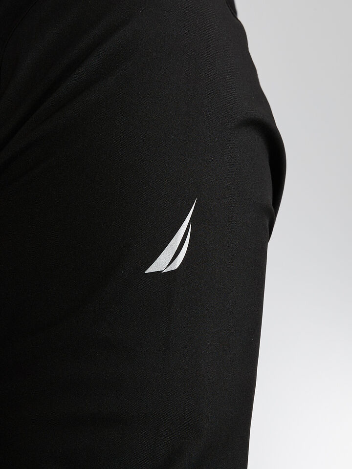 Nautica Essentials Packable Windbreaker Jacket, Black, hi-res image number 4