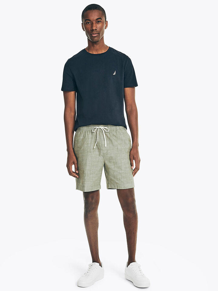 Emblem Regular Fit Tee, Navy, hi-res image number 3