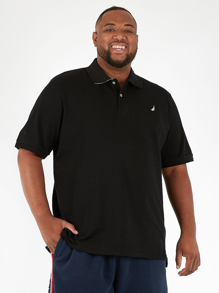 Big & Tall Essentials Brent Pique Cotton Polo