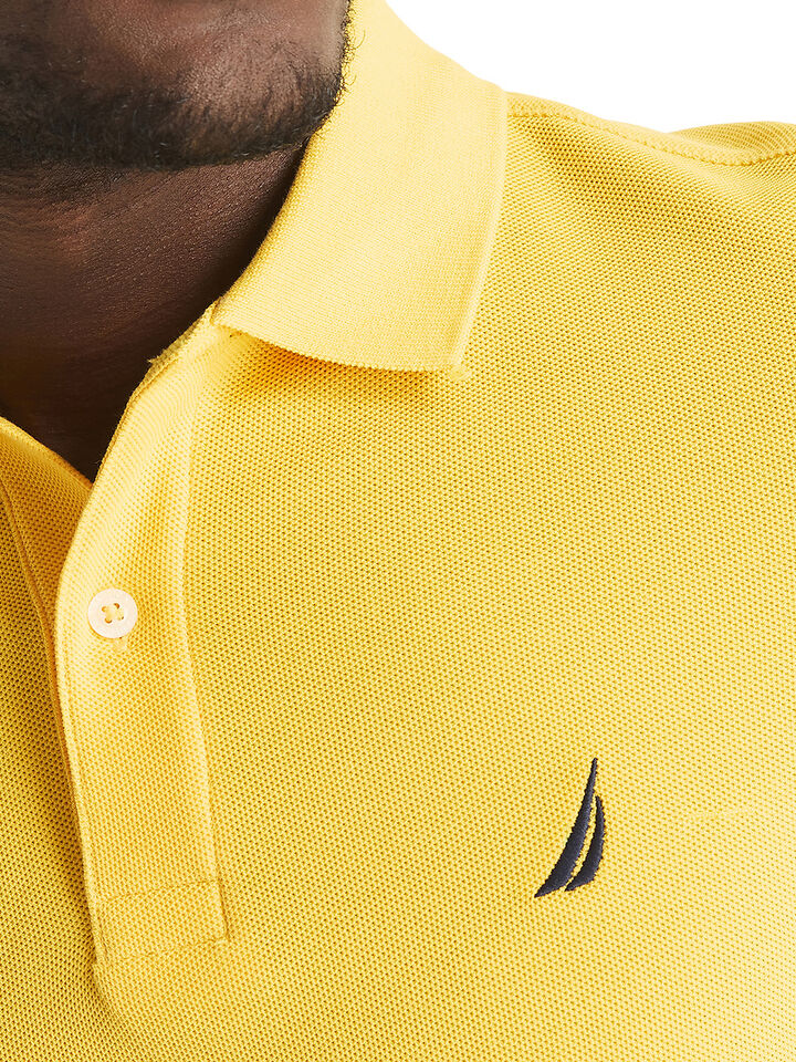 Essentials Regular Fit Pique Polo, Dafodil, hi-res image number 4