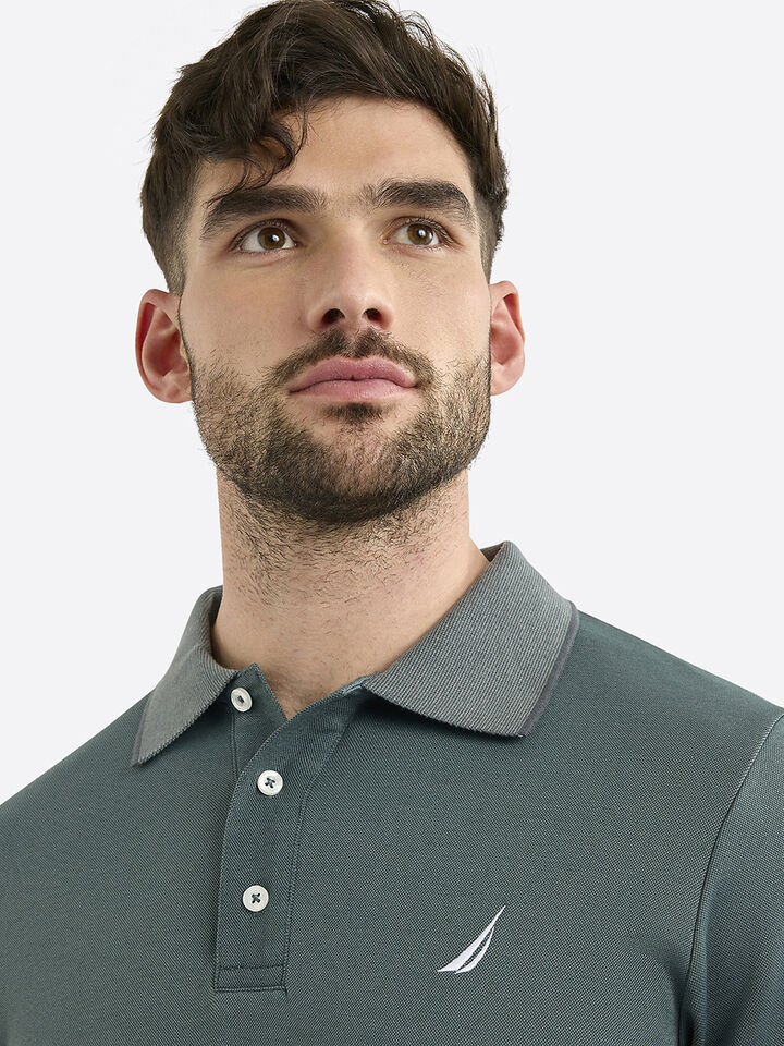 Harlyn Slim Fit Polo, Shadow Grey, hi-res image number 4