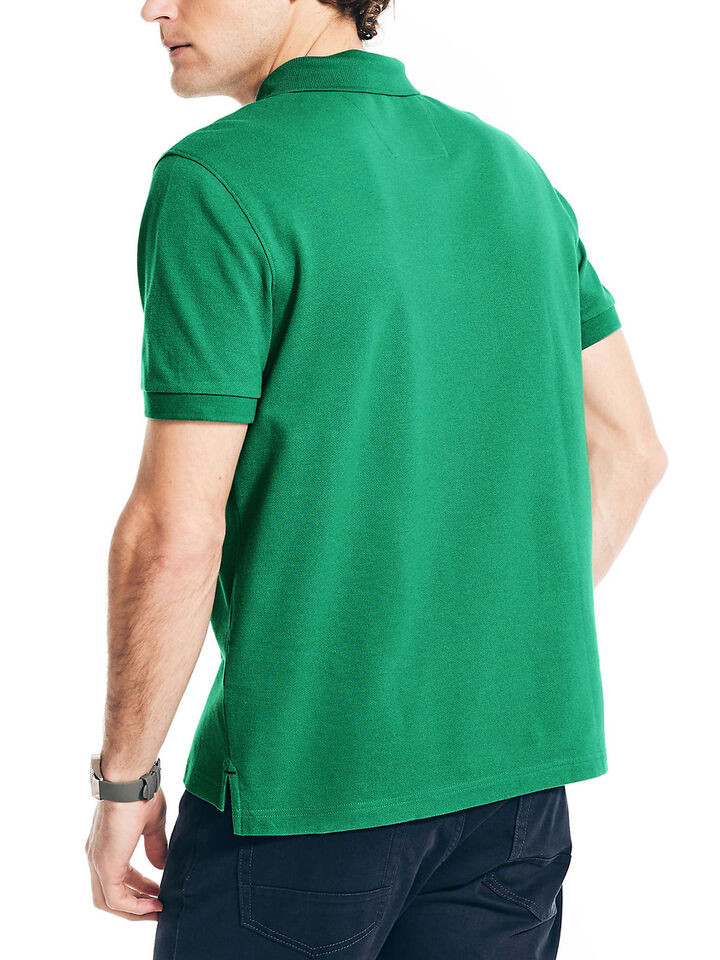 Essentials Regular Fit Pique Polo, Rolling Green, hi-res image number 2