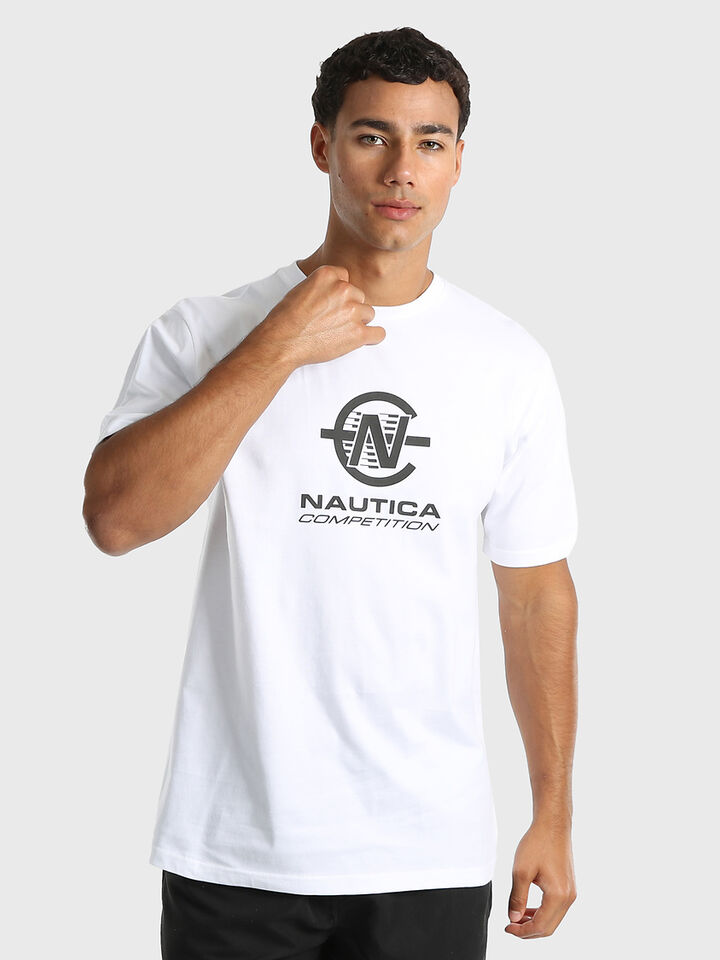 Nautica Competition Kinder Tee, White, hi-res image number 1