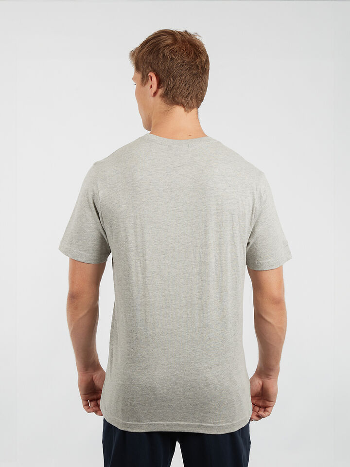 Nautica Essentials Collection Bowen Tee, Grey Marl, hi-res image number 2