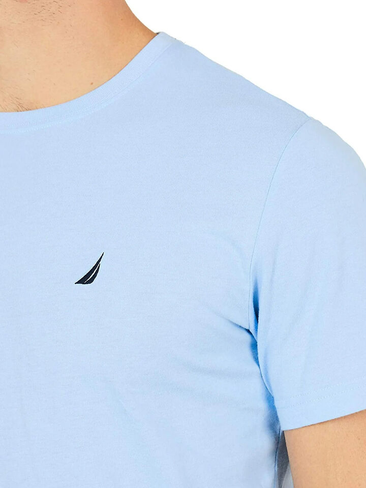 Regular Fit Crew T-shirt, Noon Blue, hi-res image number 3