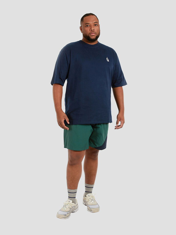Big & Tall Essentials Cowes Tee, Navy, hi-res image number 3