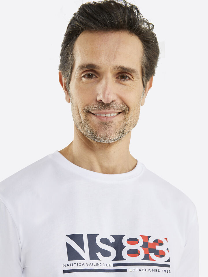 Arteo Regular Fit T-Shirt, White, hi-res image number 4