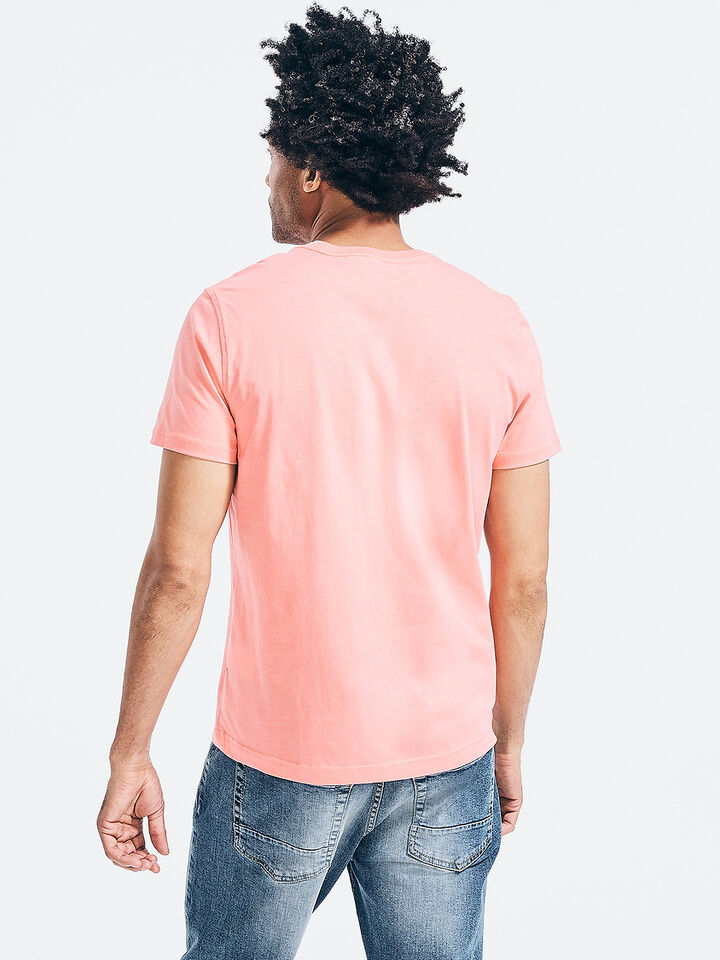 Emblem Regular Fit Tee, Pale Coral, hi-res image number 2