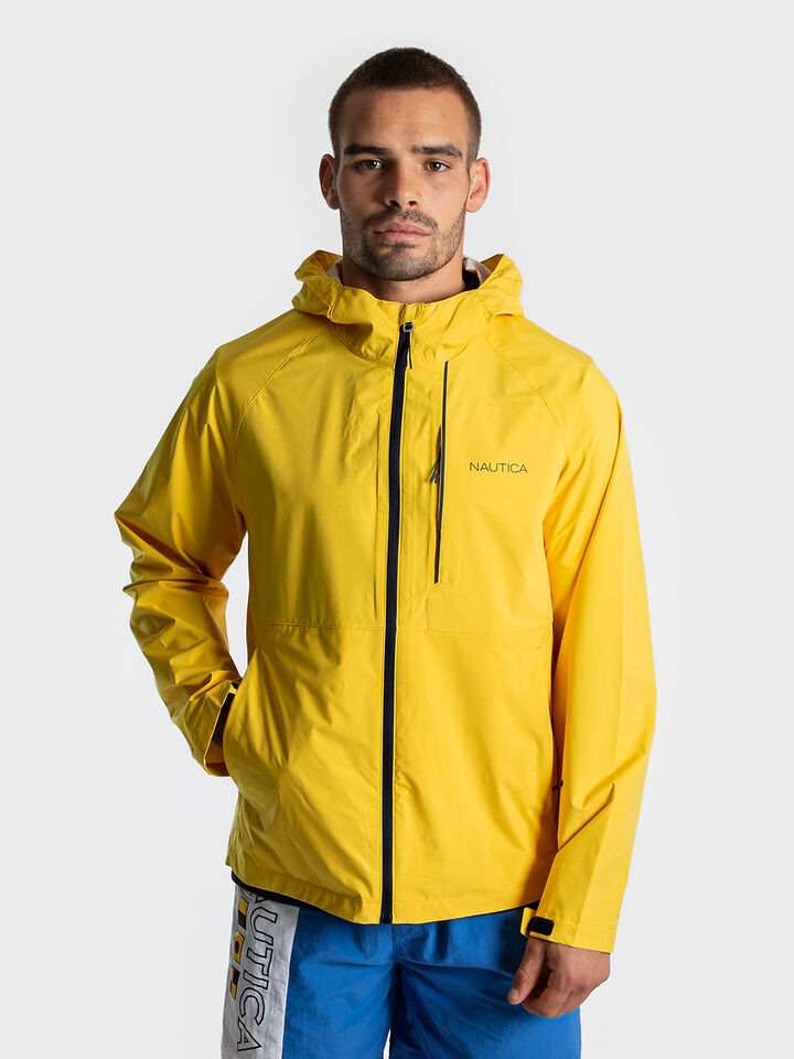 Lightweight Regular Fit Packable Shell Jacket, Dafodil, hi-res image number 1