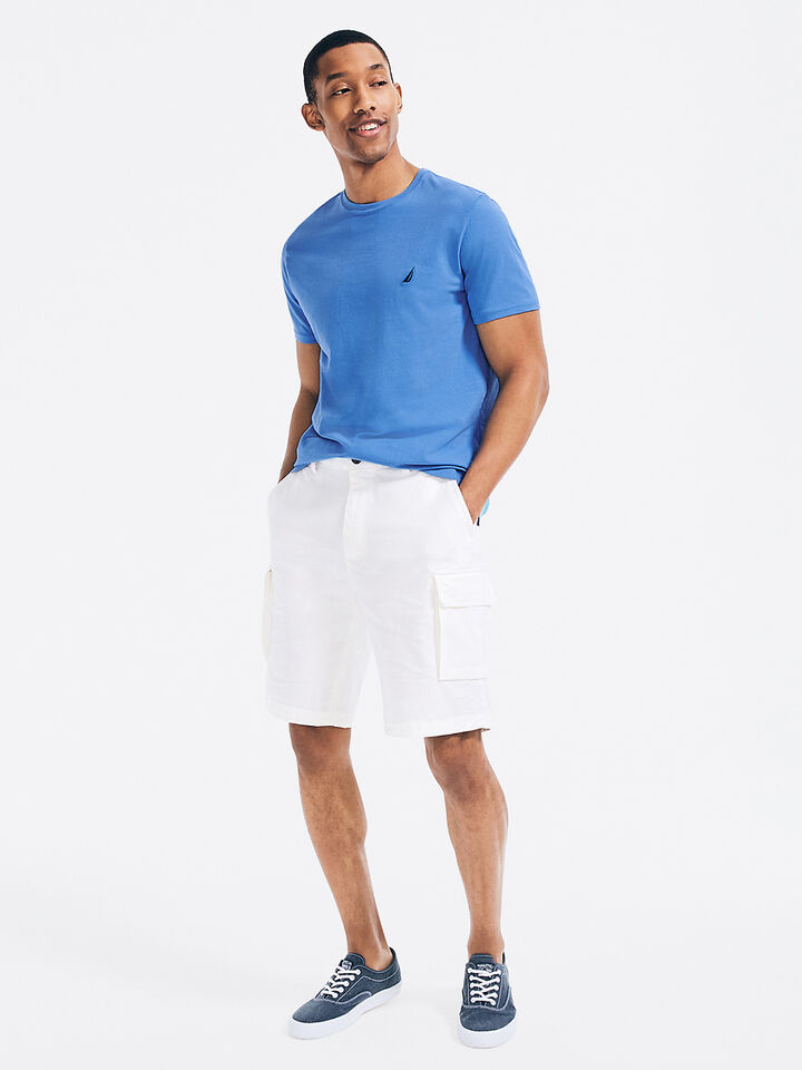 Regular Fit Crew T-shirt, Anchor Blue, hi-res image number 3