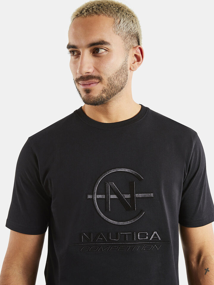 Nautica Competition Dominic T-Shirt Black, Black, hi-res image number 3