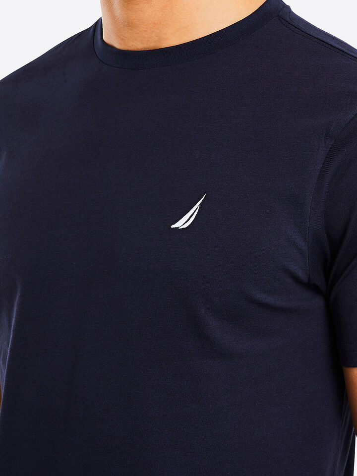 Nautica Essentials Collection Bowen Tee, Dark Navy, hi-res image number 3