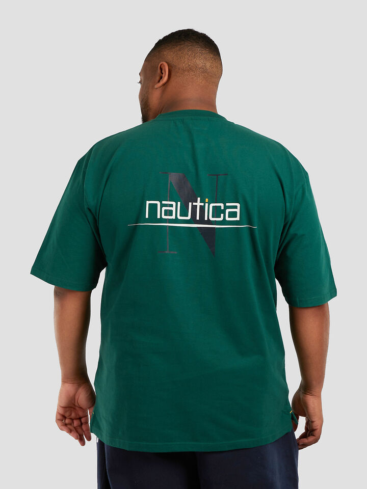 Big & Tall Essentials Gaunt Tee, Tidal Green, hi-res image number 2