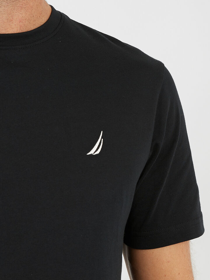 Nautica Essentials Collection Bowen Tee, Black, hi-res image number 3