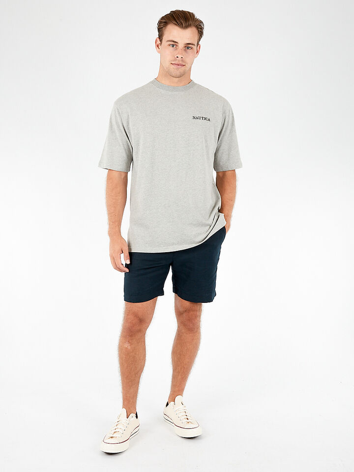 Spinnaker Collection Gaunt Heavyweight Tee, Grey Marl, hi-res image number 4