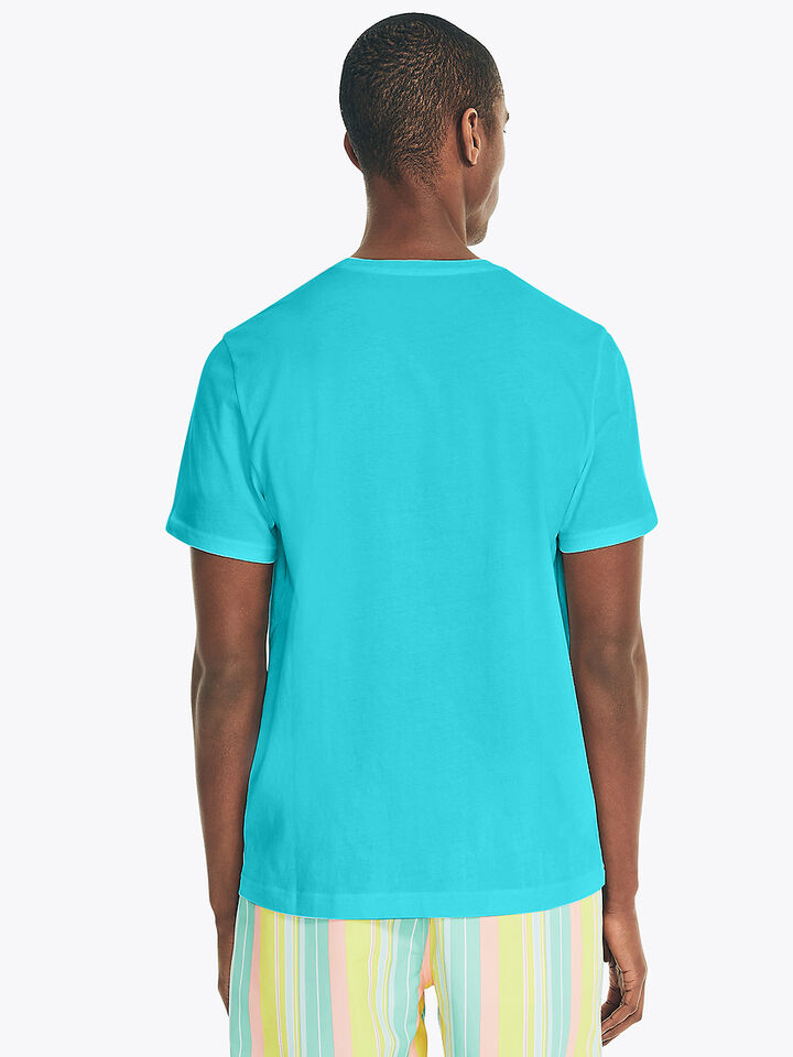 Emblem Regular Fit Tee, Aqua Lagoon, hi-res image number 2