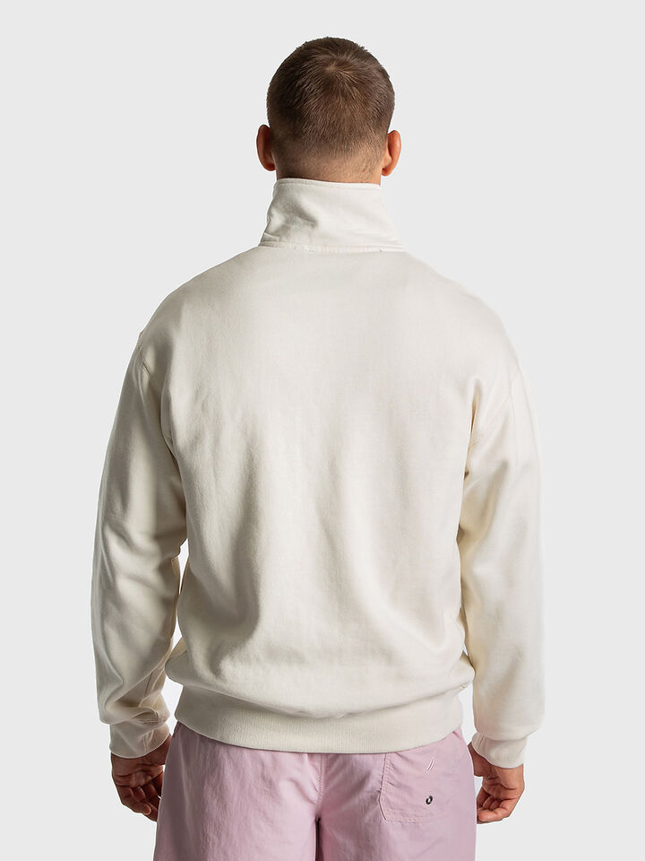 Relaxed Fit Navigate 1/4 Zip Fleece Sweater