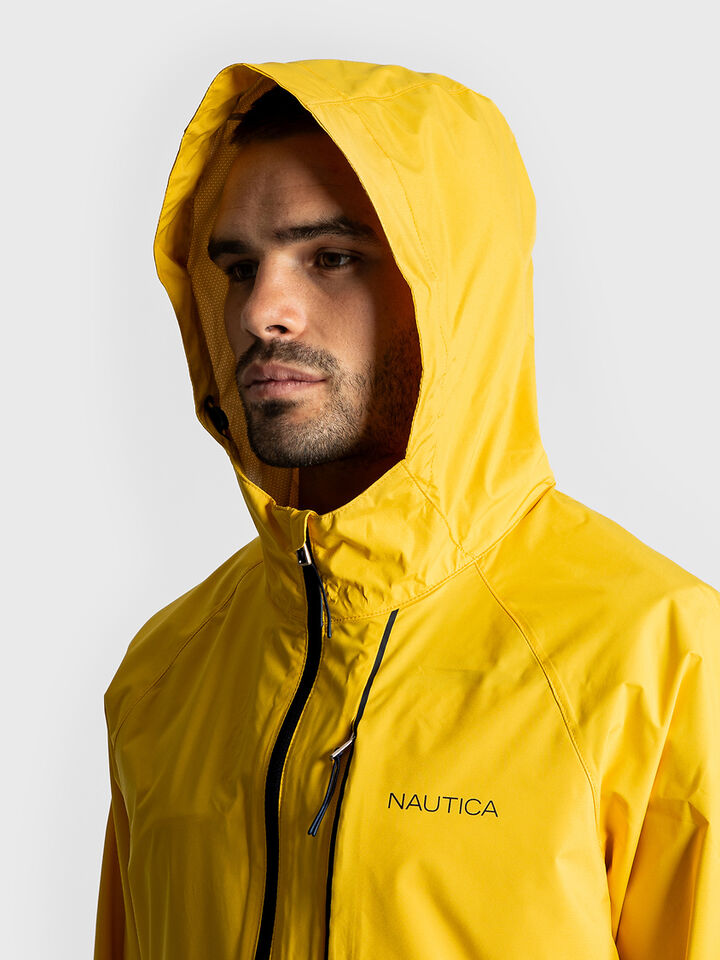 Lightweight Regular Fit Packable Shell Jacket, Dafodil, hi-res image number 4