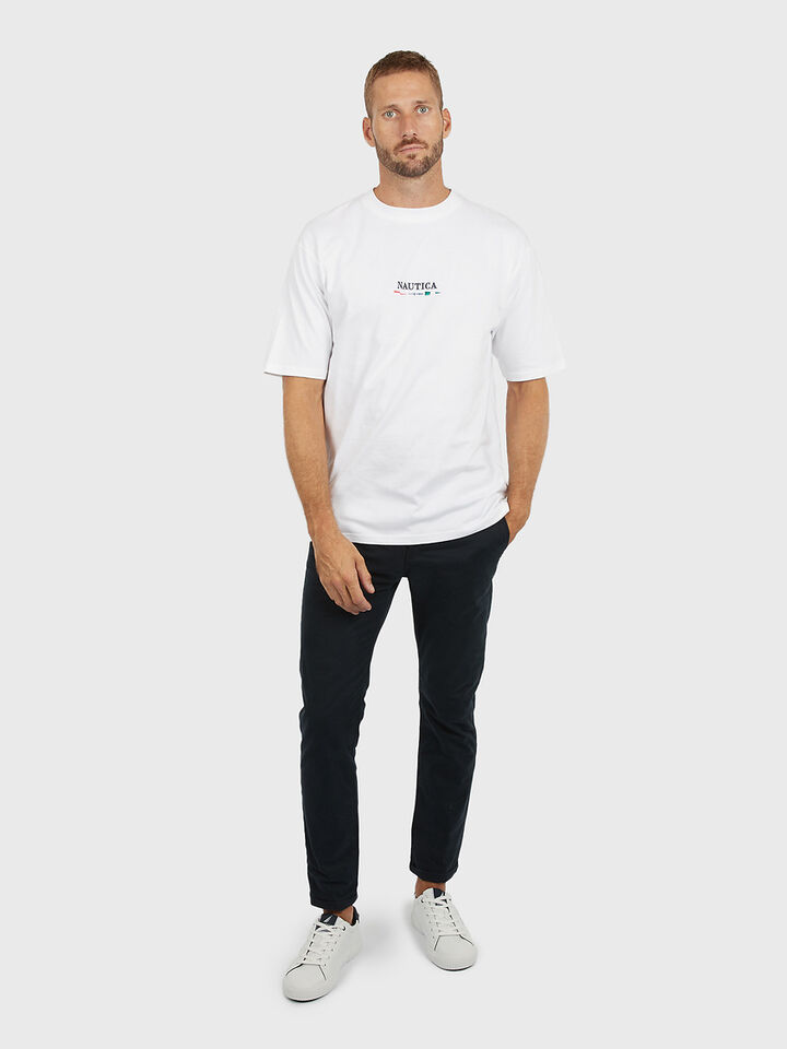 Spinnaker Collection Emporum Heavyweight Tee, White, hi-res image number 4