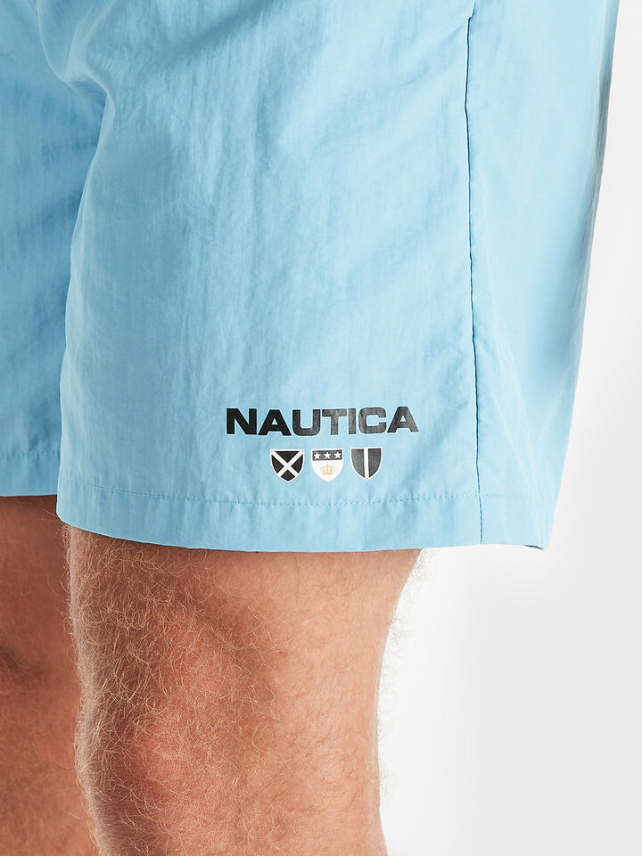 Shield 6" Swim Shorts, Blue, hi-res image number 4