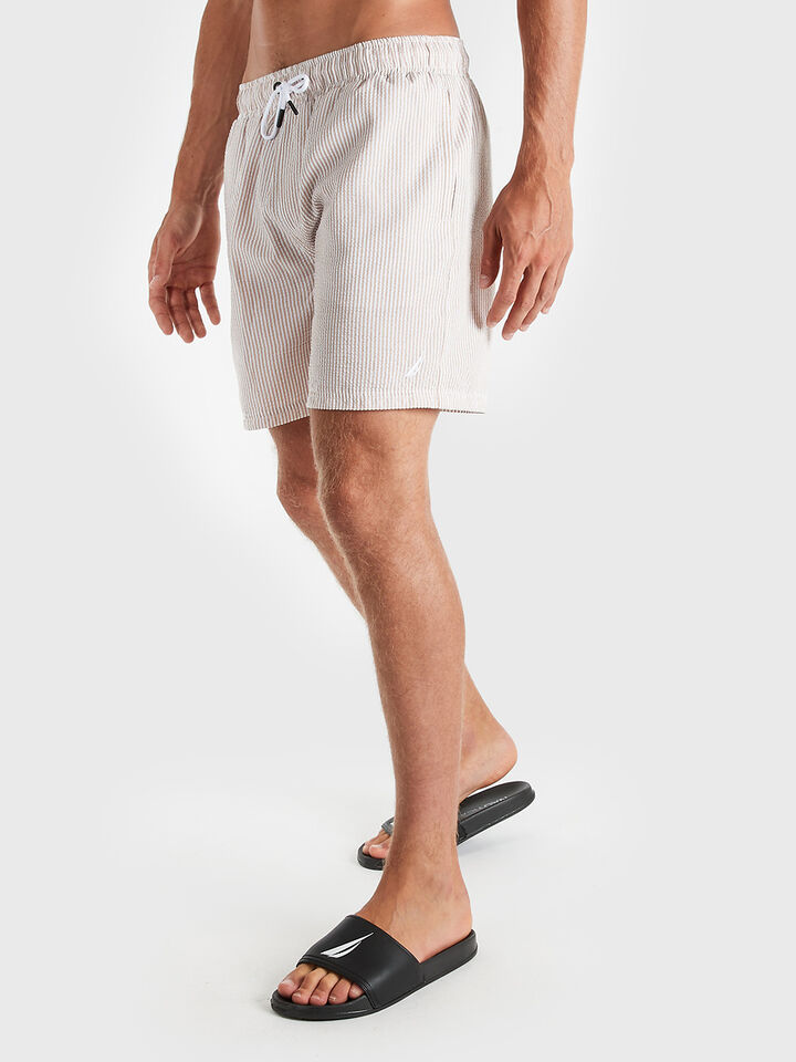 Seersucker Stripe 6" Swim Short