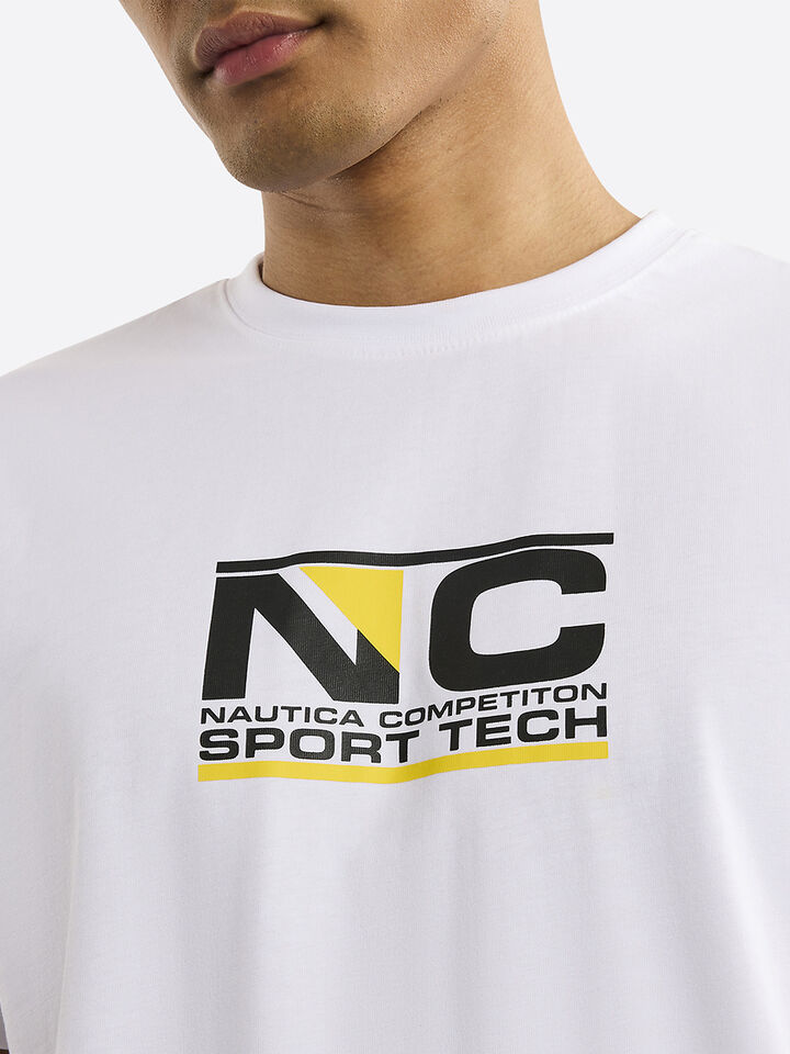 Nautica Competition Sandyford T-shirt, White, hi-res image number 4