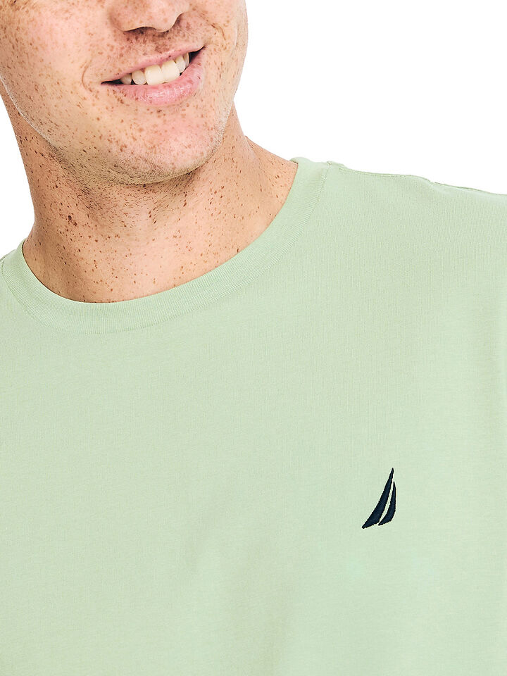 Emblem Regular Fit Tee, Parrot Green, hi-res image number 4