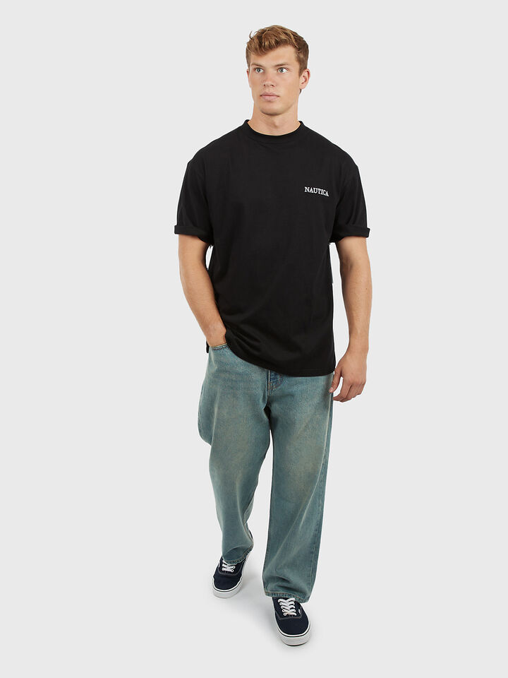 Spinnaker Collection Gaunt Heavyweight Tee, Black, hi-res image number 4