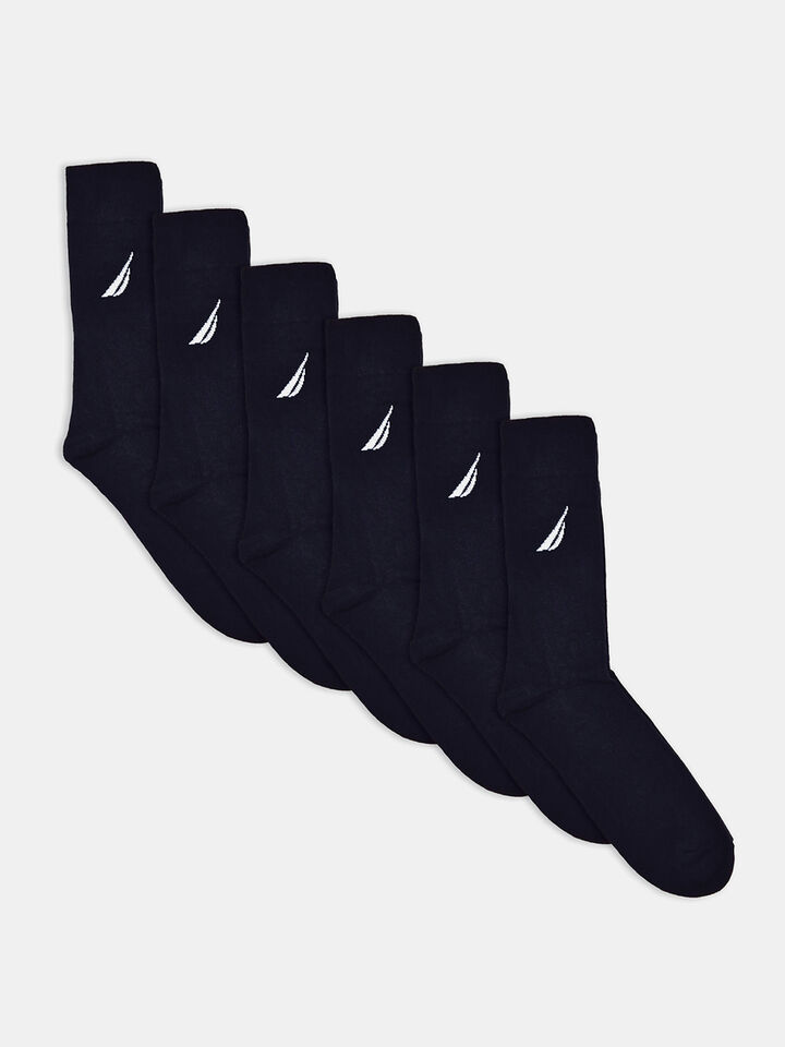 Droover 6-Pack Crew Dress Socks