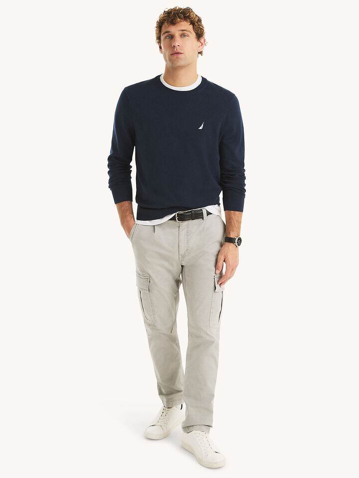 Peformance Crewneck Sweater, Navy, hi-res image number 3