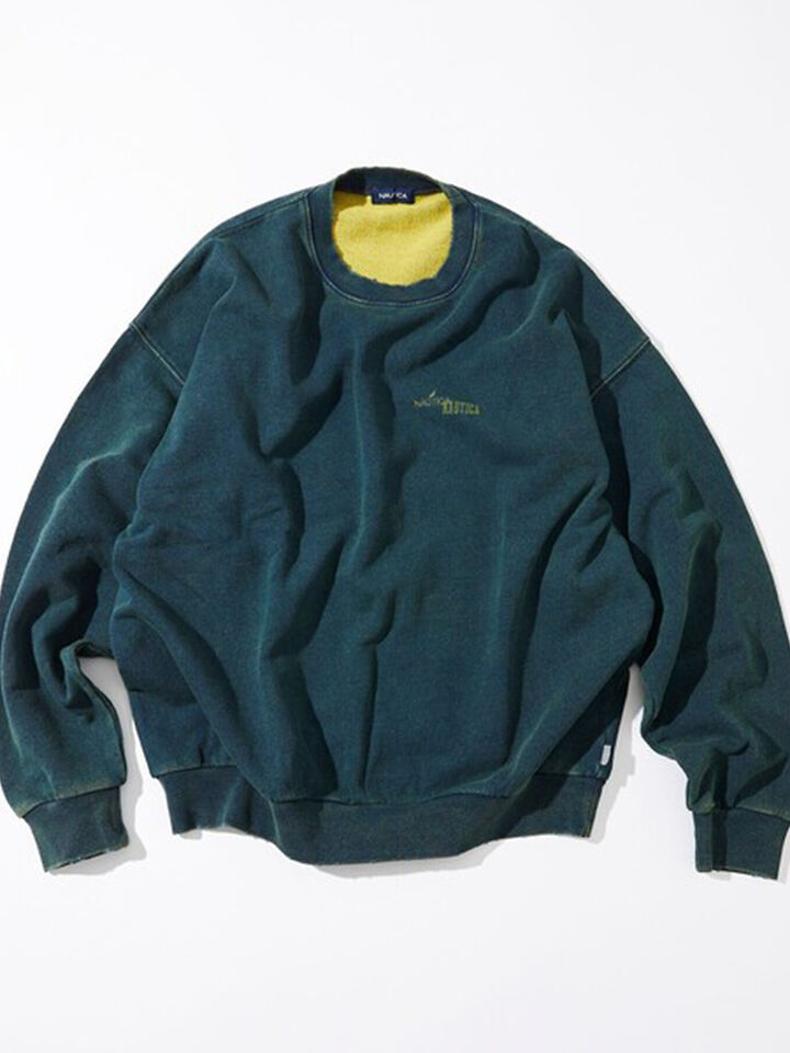 Nautica Japan Mixed Colour Crew Sweat, Yellow, hi-res image number 1