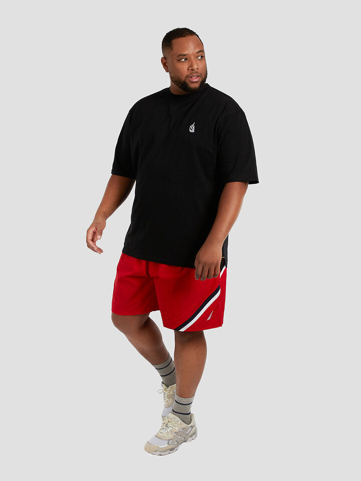 Big & Tall Essentials Cowes Tee, Black, hi-res image number 3