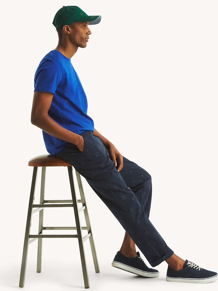 Emblem Regular Fit Tee, Bright Blue, hi-res image number 3