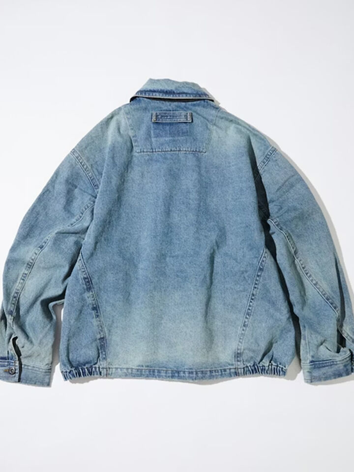 Nautica Japan Crushed Denim Jacket