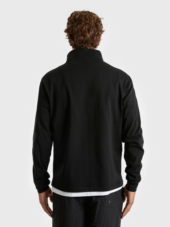 Shield Cut & Sew &frac14; Zip Regular Fit Sweater