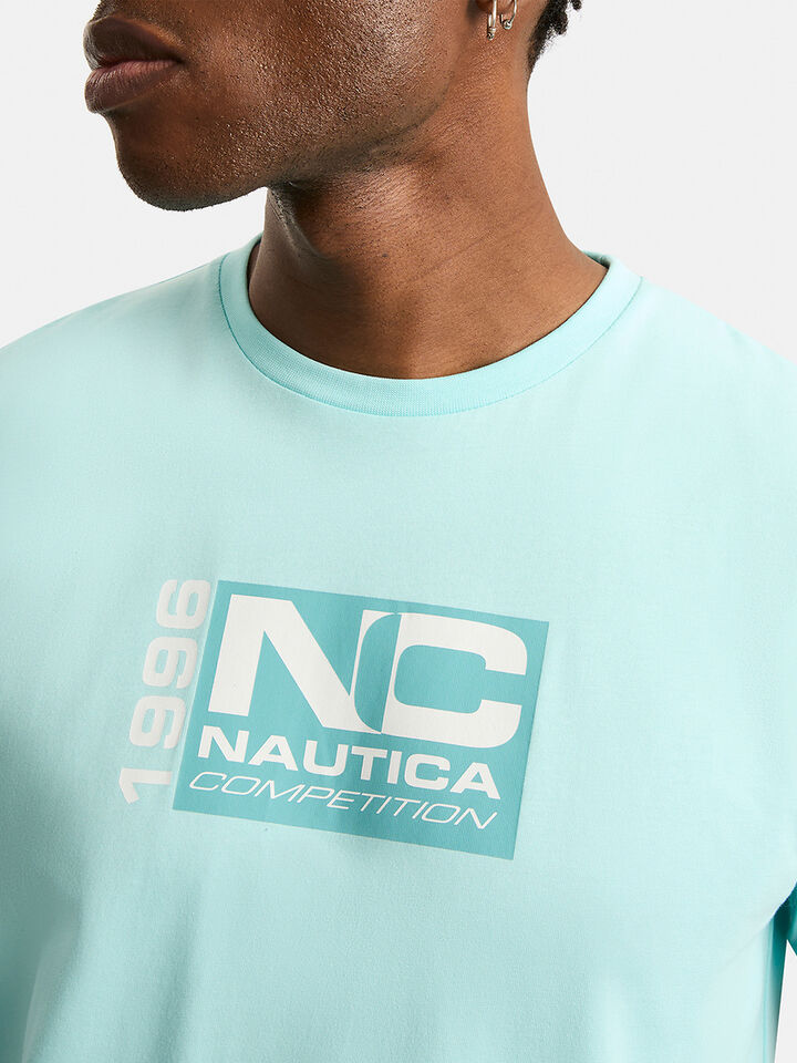 Nautica Competition Monte Regular Fit T-Shirt, Blue, hi-res image number 4