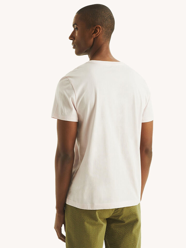 Emblem Regular Fit Tee, Cradle Pink, hi-res image number 2