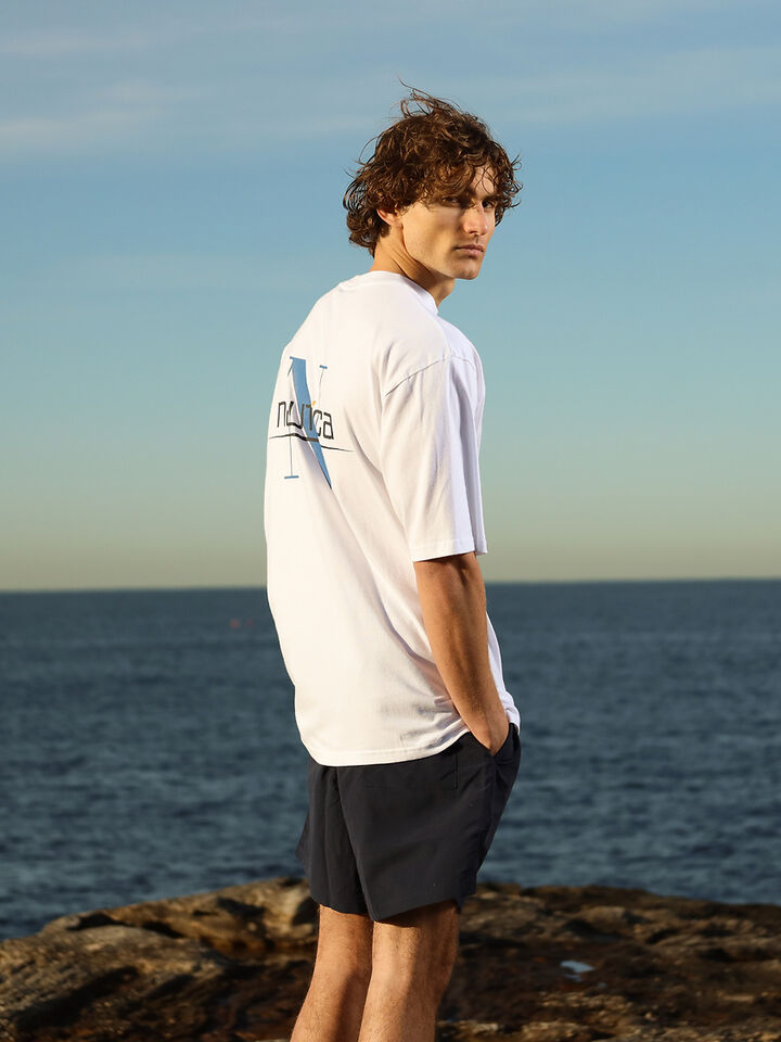 Spinnaker Collection Gaunt Heavyweight Tee, White, hi-res image number 6