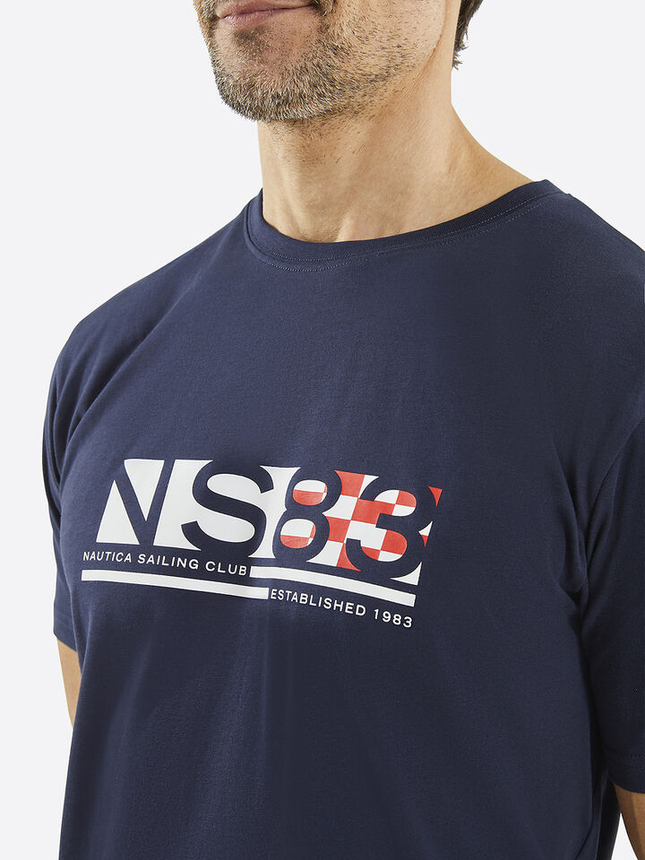 Arteo Regular Fit T-Shirt, Dark Navy, hi-res image number 4