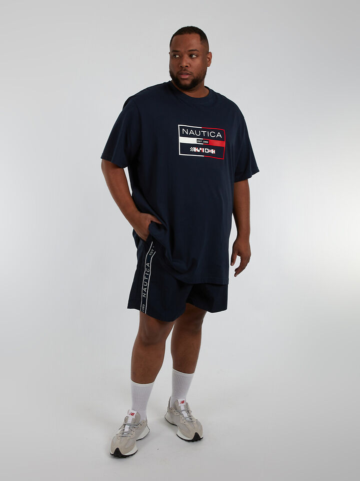 Big & Tall Alves Tee, Navy, hi-res image number 3