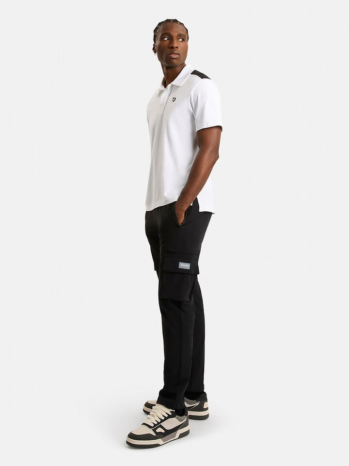 Nautica Competition Parasol Regular Fit Polo, White, hi-res image number 3