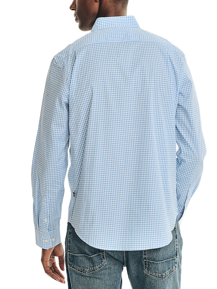 Long Sleeve Navtech Gingham Regular Fit Shirt