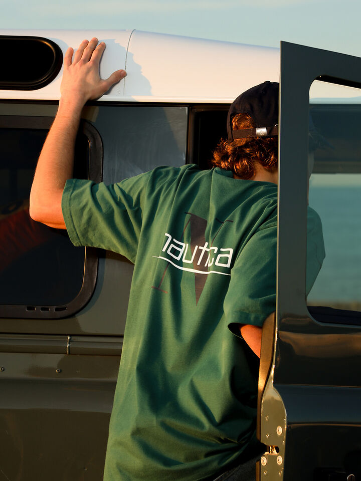 Spinnaker Collection Gaunt Heavyweight Tee, Green, hi-res image number 5