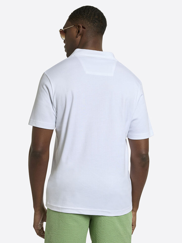 Salazar Regular Fit Polo, White, hi-res image number 2
